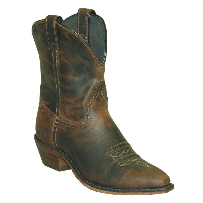 Abilene Ladies 7” Tan Distressed Cowhide Boot 9091