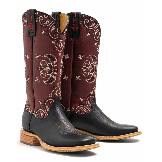 Tin Haul Women's Bandida / Wild Rag Square Toe Boots 14-021-0007-1447 BL
