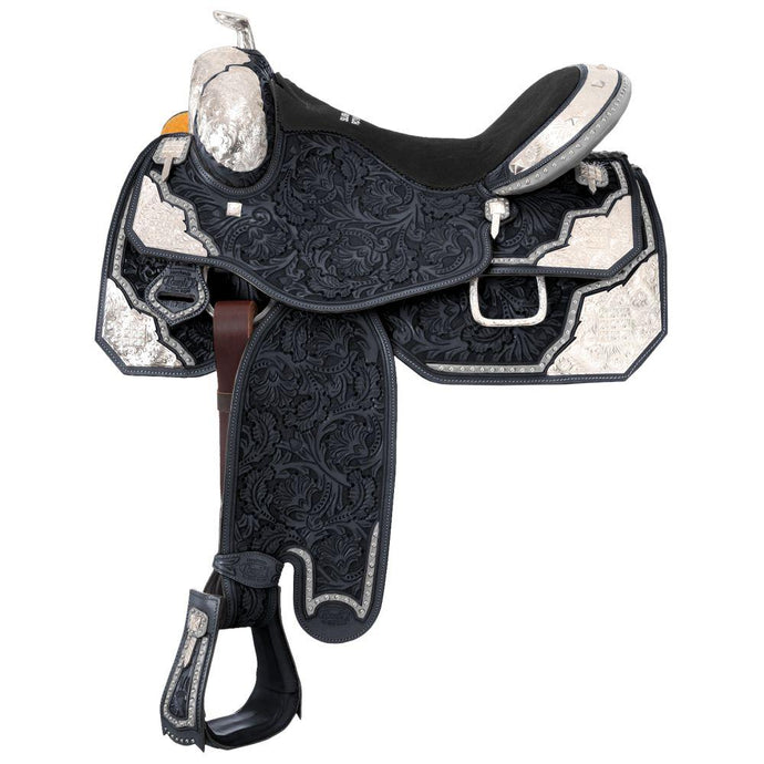 Extreme Silver Show Saddle 15 Inch
