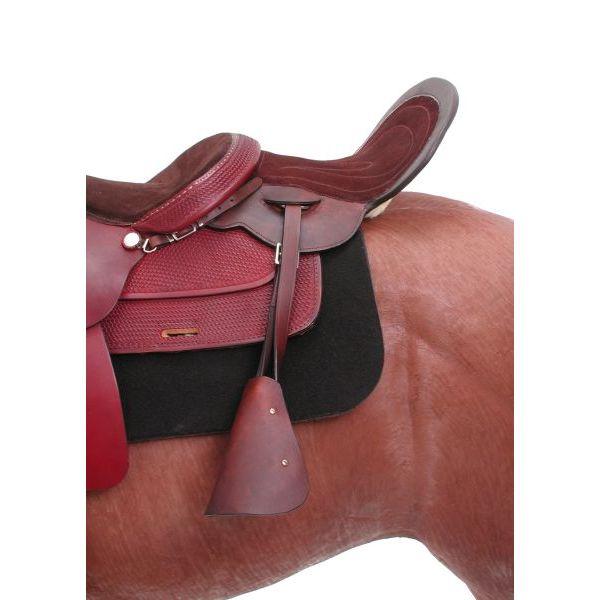 Leather Childs Tandem Saddle With Bars & Stirrups