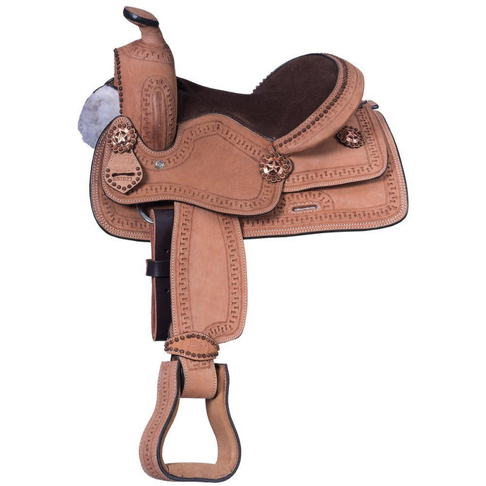 Youth Saddle - Youth Cowboy With Serpentine Tooling Package