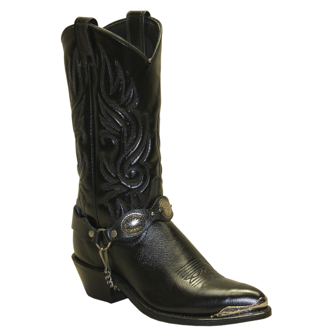 Sage Ladies 11” Black Dress Western Boots 3585